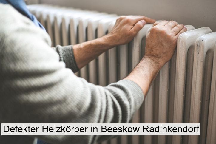 Defekter Heizkörper in Beeskow Radinkendorf